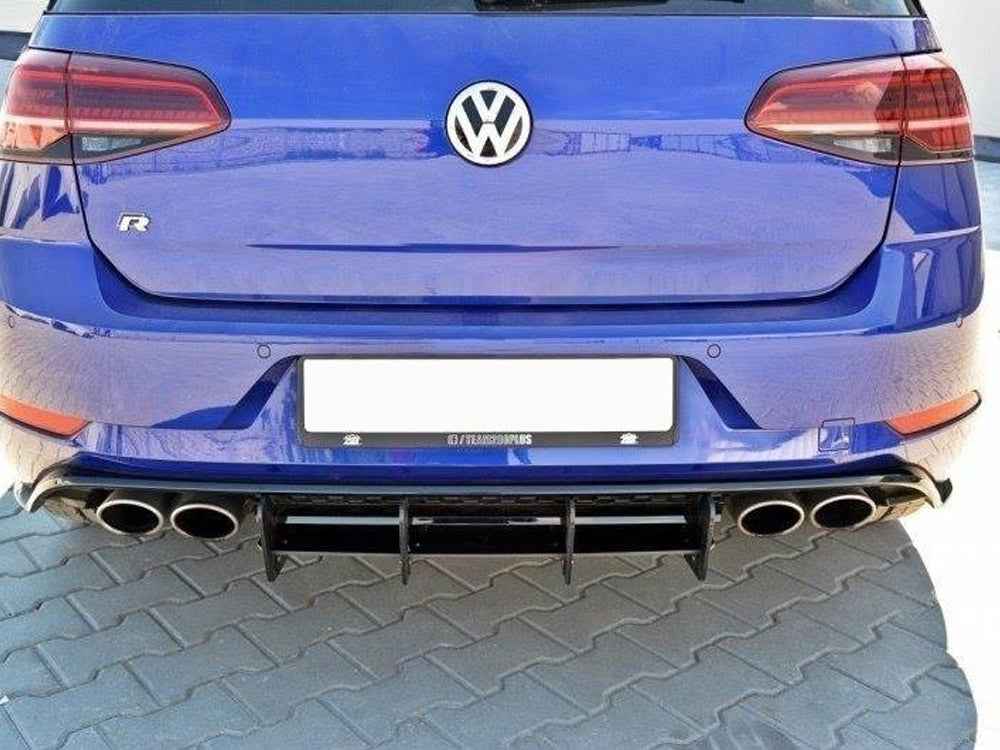 Maxton Design - Rear Diffuser Volkswagen Golf R Mk7 Facelift