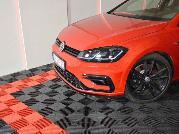 Maxton Design - FRONT SPLITTER V.7 VW GOLF 7 R / R-LINE FACELIFT