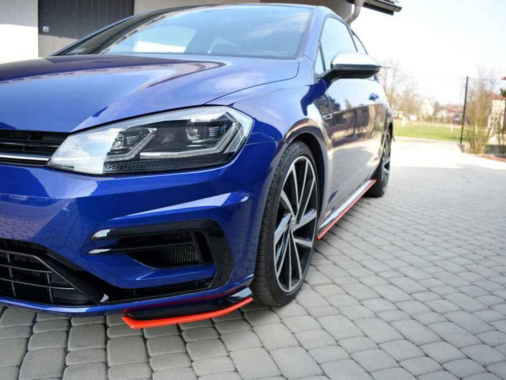 Maxton Design - Front Side Splitters Volkswagen Golf R / R-Line Mk7 Facelift