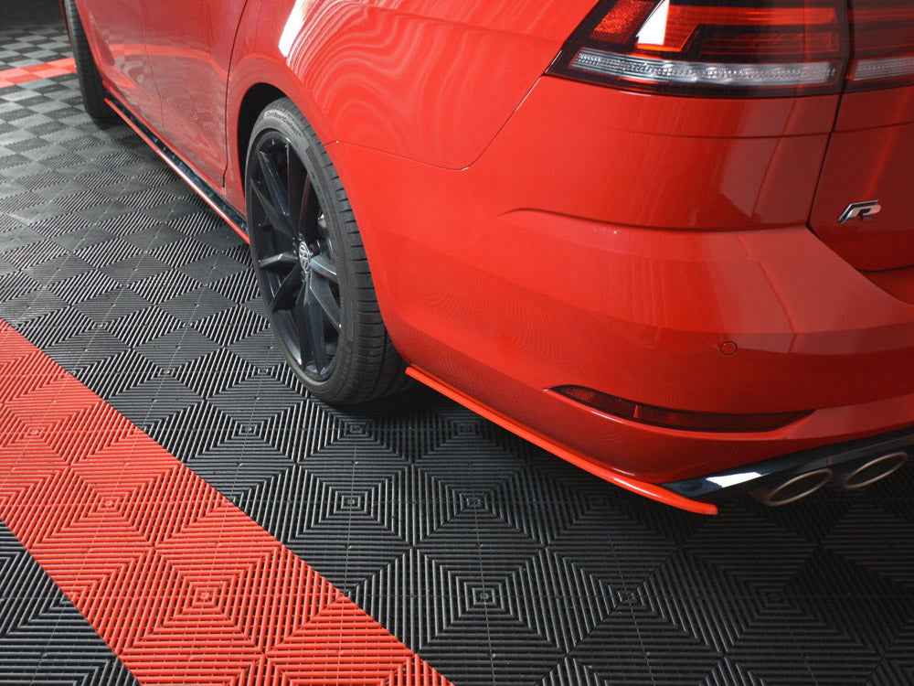 Maxton Design - REAR SIDE SPLITTERS V.2 VW GOLF 7 R VARIANT FACELIFT