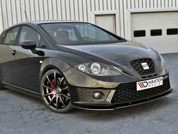 Maxton Design - FRONT SPLITTER V.1 SEAT LEON MK2 CUPRA FR (FACELIFT)