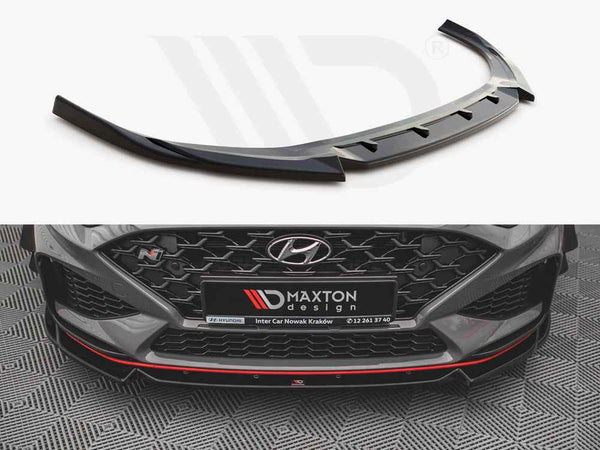 Maxton Design - FRONT SPLITTER V.2 HYUNDAI I30 N HATCHBACK/FASTBACK MK3 FACELIFT (2020-)