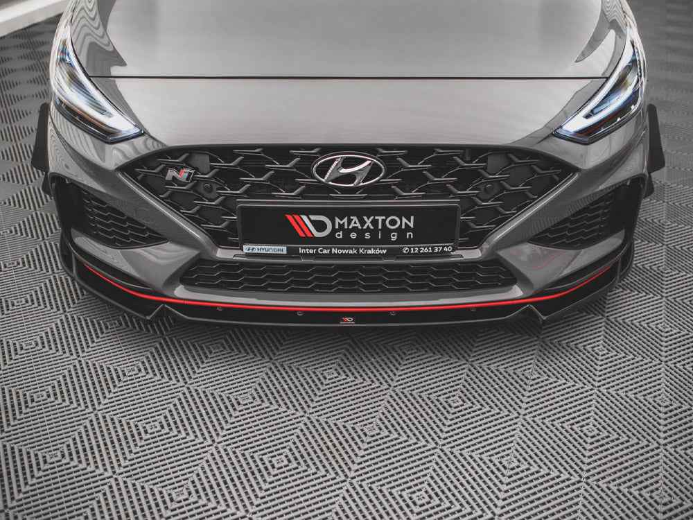 Maxton Design - FRONT SPLITTER V.2 HYUNDAI I30 N HATCHBACK/FASTBACK MK3 FACELIFT (2020-)
