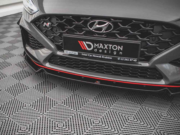 Maxton Design - FRONT SPLITTER V.2 HYUNDAI I30 N HATCHBACK/FASTBACK MK3 FACELIFT (2020-)