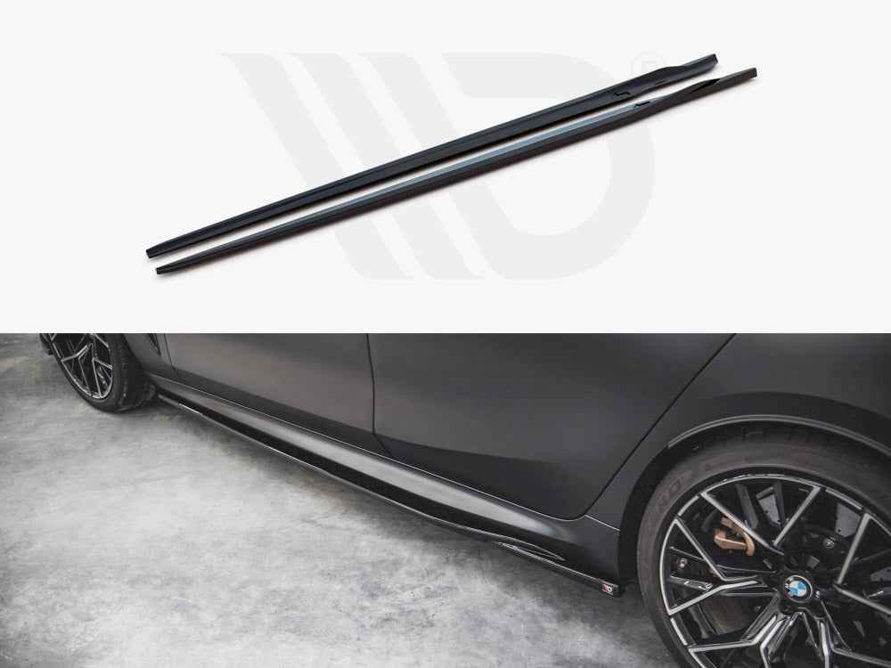 Maxton Design - SIDE SKIRTS DIFFUSERS V.2 BMW M8 GRAN COUPE F93 / 8 GRAN COUPE M-PACK G16 (2019-)