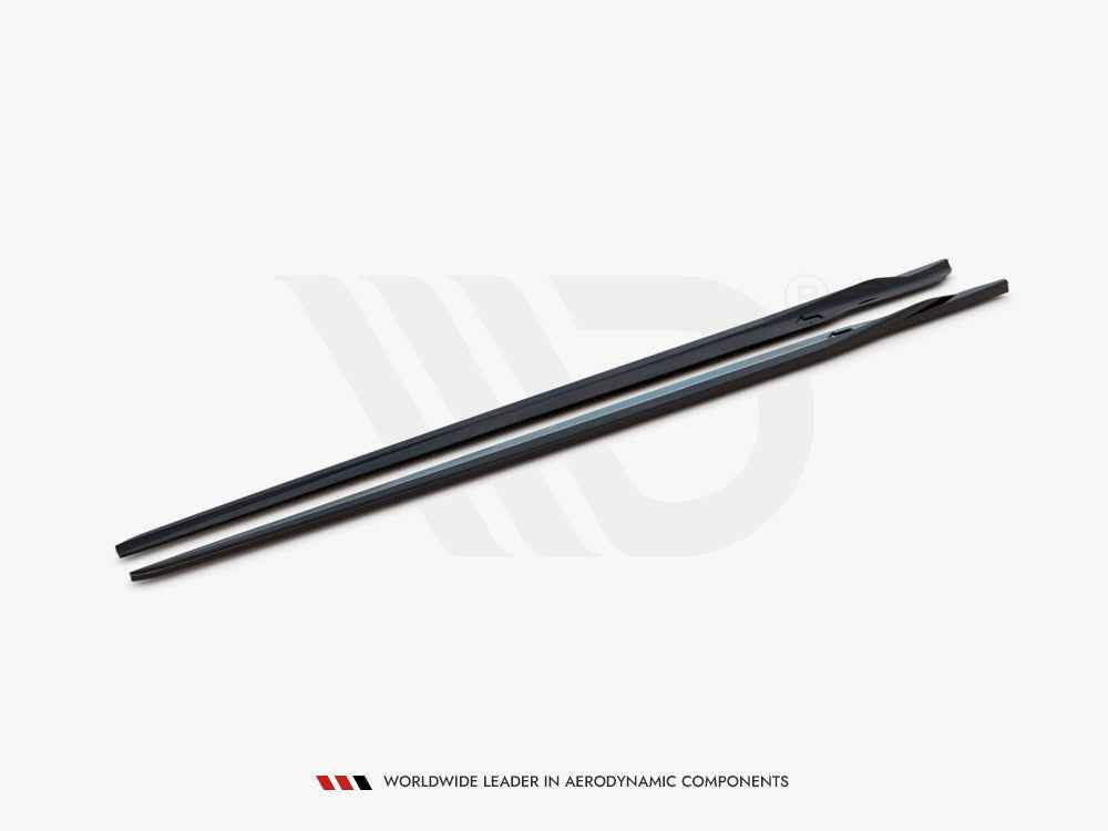 Maxton Design - SIDE SKIRTS DIFFUSERS V.2 BMW M8 GRAN COUPE F93 / 8 GRAN COUPE M-PACK G16 (2019-)