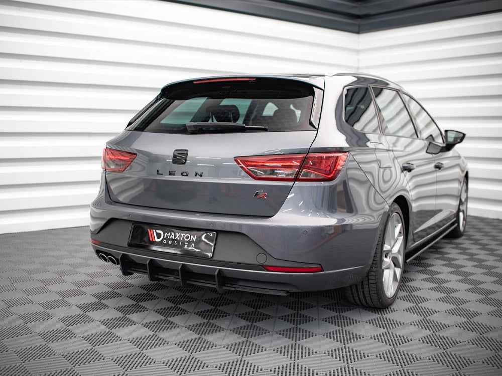 Maxton Design - STREET PRO REAR DIFFUSER SEAT LEON FR SPORTSTOURER MK3 (2012-2016)