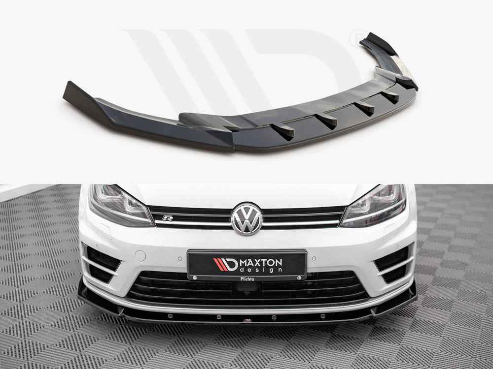 Maxton Design - FRONT SPLITTER V.4 VW GOLF R MK7 (2013-2016)