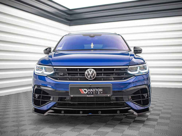 Maxton Design - Front Splitter V.2 VW Tiguan R / R-line MK2 Facelift (2020-)