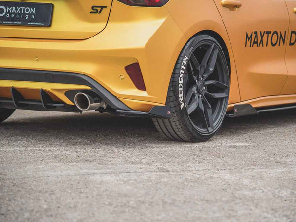 Maxton Design - STREET PRO REAR SIDE SPLITTERS (+FLAPS) FORD FOCUS ST MK4