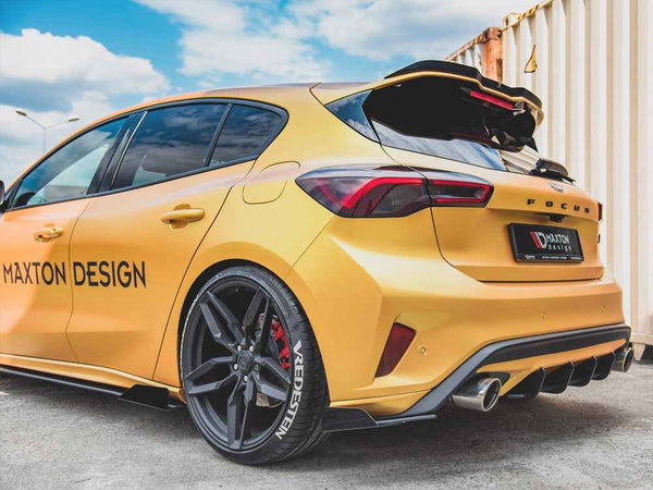 Maxton Design - STREET PRO REAR SIDE SPLITTERS (+FLAPS) FORD FOCUS ST MK4