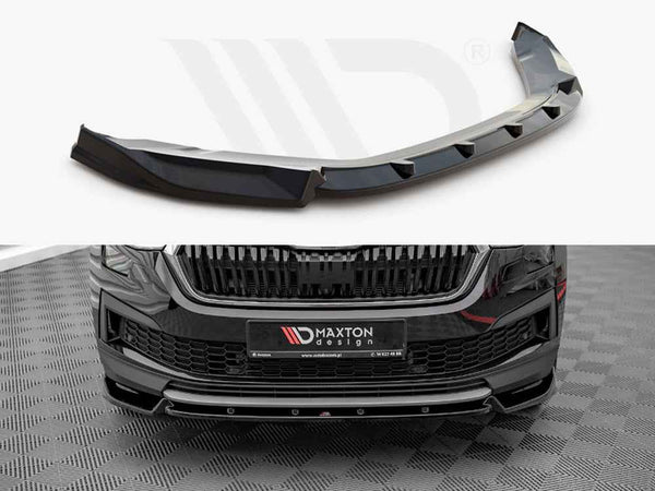 Maxton Design - FRONT SPLITTER V.1 SKODA KODIAQ MK1 FACELIFT (2019)
