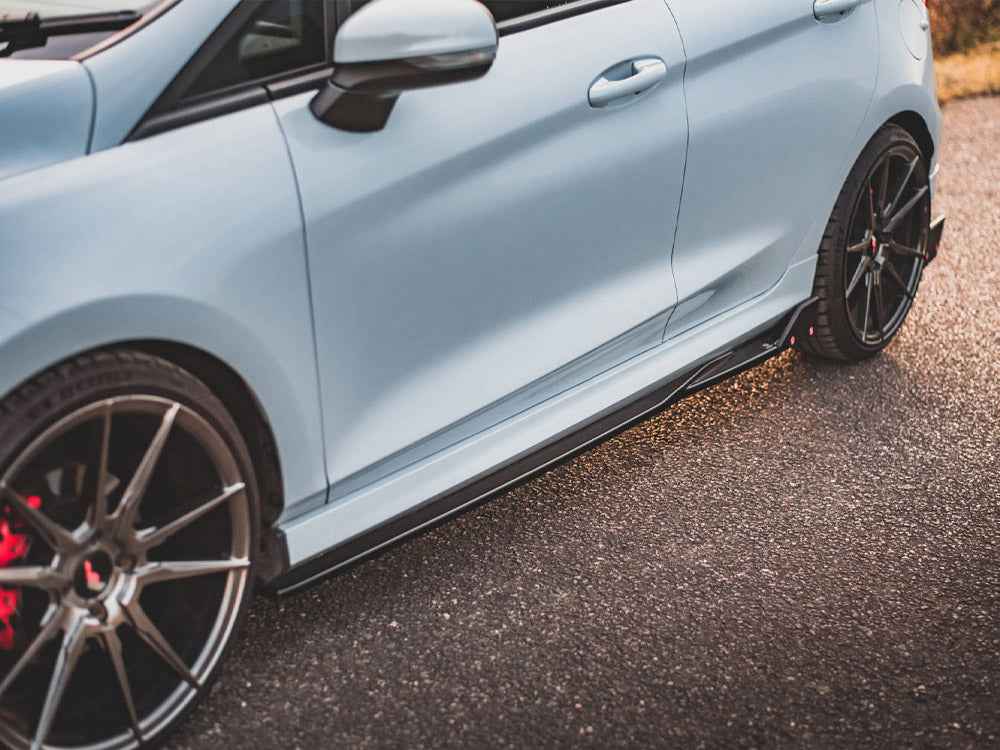 Maxton Design - SIDE SKIRTS DIFFUSERS V.2 + FLAPS FORD FIESTA ST / ST-LINE MK8/8.5