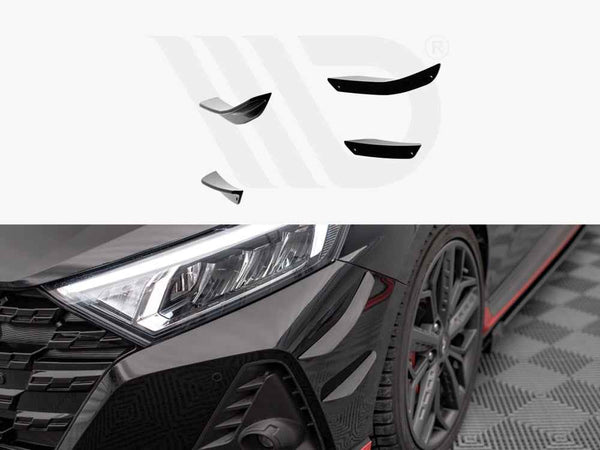Maxton Design - FRONT BUMPER WINGS (CANARDS) HYUNDAI I20 N MK3 (2020-)