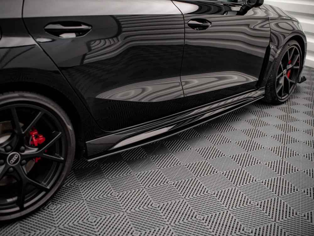 Maxton Design - STREET PRO SIDE SKIRTS DIFFUSERS AUDI RS3 SPORTBACK 8Y (2020-)