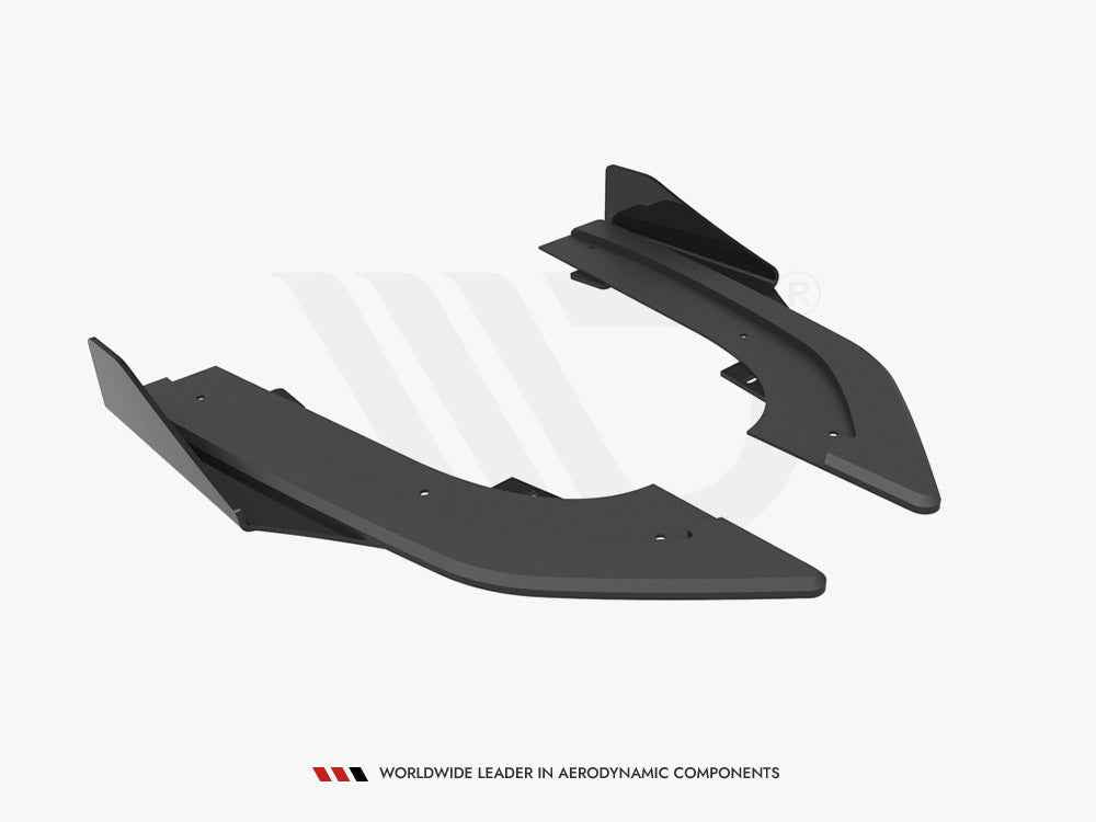 Maxton Design - STREET PRO REAR SIDE SPLITTERS + FLAPS AUDI RS3 SPORTBACK 8Y