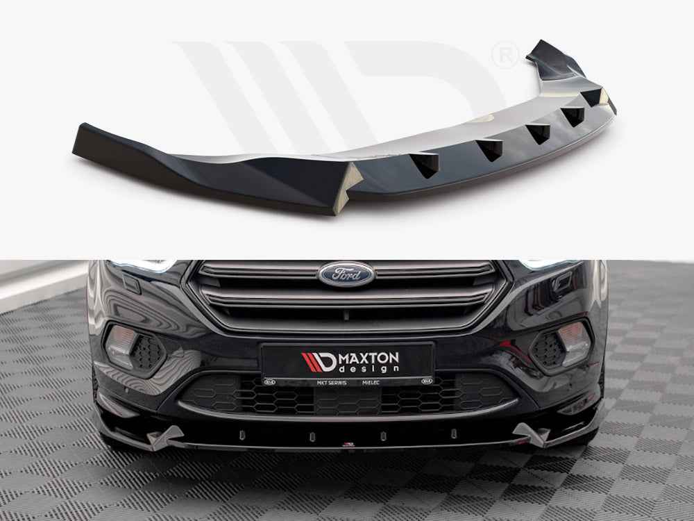 Maxton Design - FRONT SPLITTER V.2 FORD KUGA ST-LINE MK2.5 (2017-2019)
