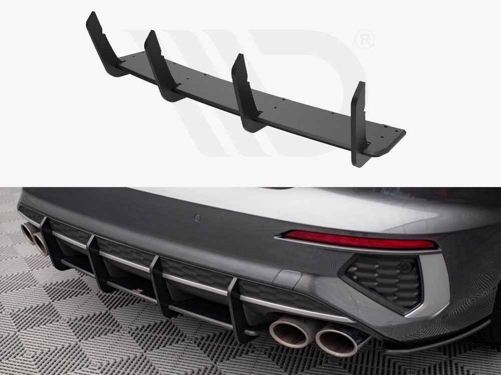 Maxton Design - STREET PRO REAR DIFFUSER AUDI S3 SEDAN 8Y (2020-)