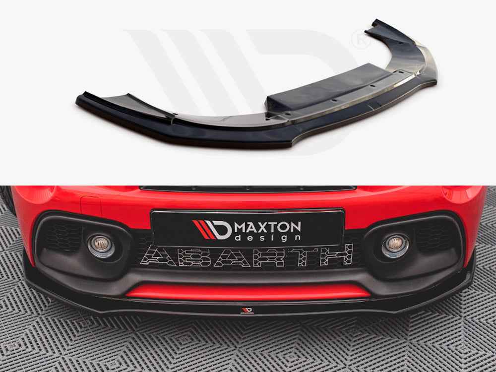 Maxton Design - FRONT SPLITTER FIAT 500 ABARTH MK1 FACELIFT (2016-2023)