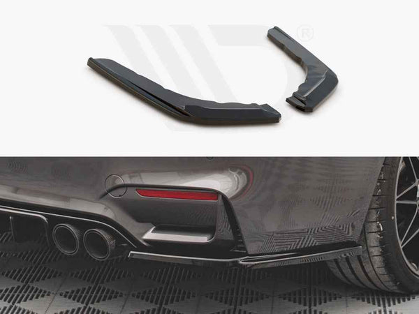 Maxton Design - REAR SIDE SPLITTERS V.2 BMW M4 F82 (2014-2020)
