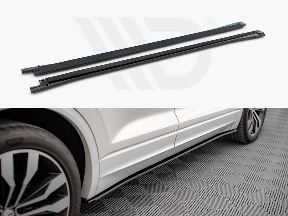 Maxton Design - SIDE SKIRTS DIFFUSERS VW TOUAREG R-LINE MK3 (2018-2023)