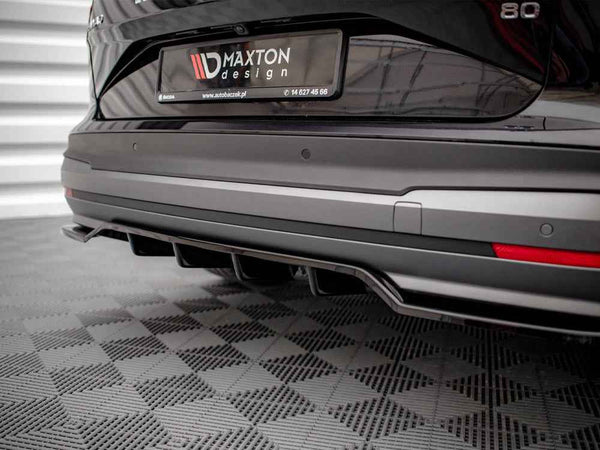 Maxton Design - CENTRAL REAR SPLITTER (VERTICAL BARS) SKODA ENYAQ IV (2020-)
