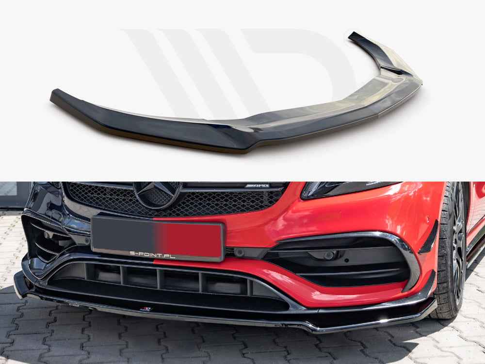 Maxton Design - FRONT SPLITTER V.2 MERCEDES A45 AERO W176 FACELIFT (2015-2018)