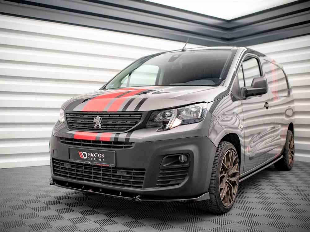 Maxton Design - FRONT SPLITTER PEUGEOT PARTNER MK3 (2018-)
