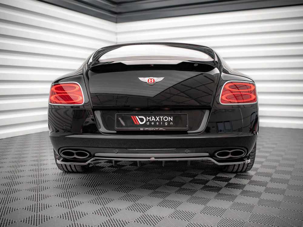 Maxton Design - CENTRAL REAR SPLITTER (VERTICAL BARS) BENTLEY CONTINENTAL GT V8 S MK2 (2014-2016)