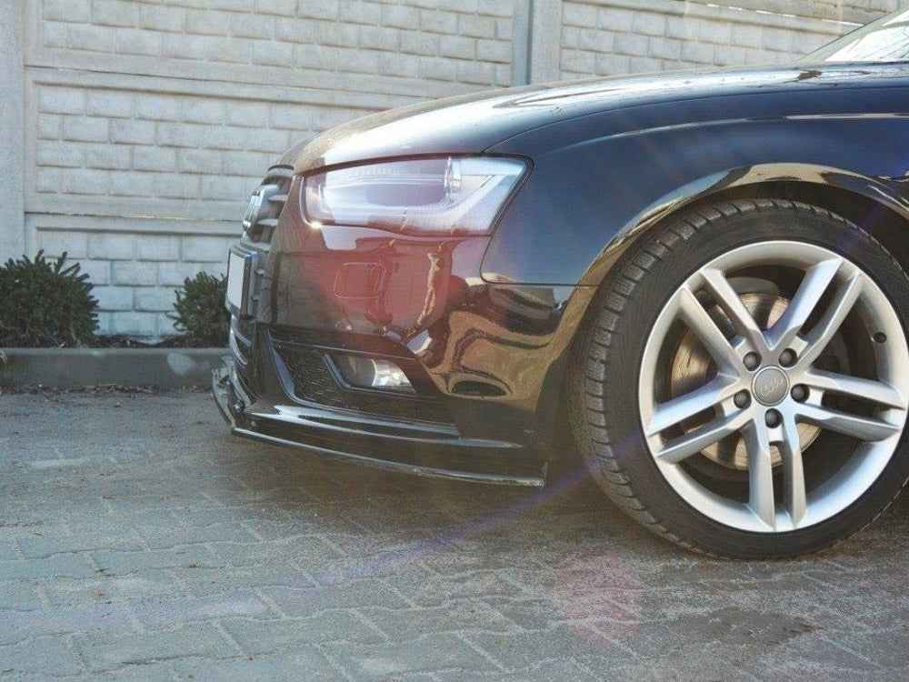 Maxton Design - FRONT SPLITTER V.1 AUDI A4 B8 (FACELIFT)
