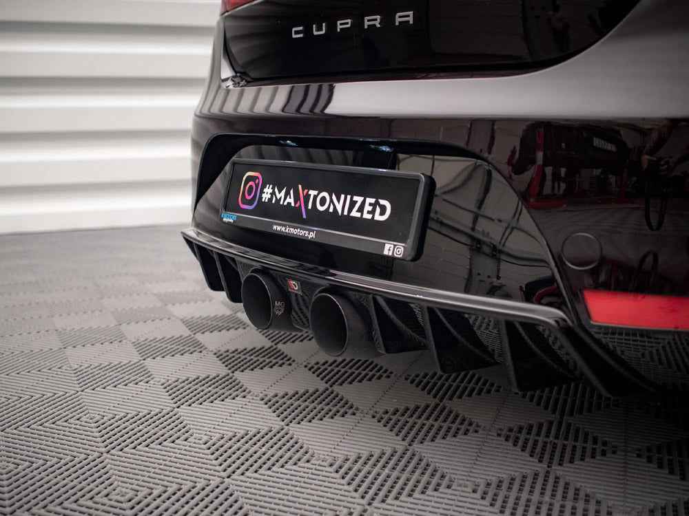 Maxton Design - REAR VALANCE SEAT LEON 2 CUPRA/ FR FACELIFT (2009-2012)