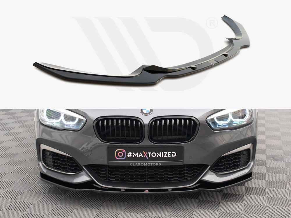 Maxton Design - FRONT SPLITTER V.1 BMW 1 F20/F21 M-POWER FACELIFT (2015-2019)
