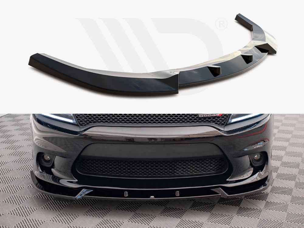 Maxton Design - FRONT SPLITTER V.2 DODGE CHARGER SRT MK7 FACELIFT