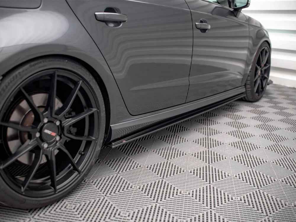 Maxton Design - STREET PRO SIDE SKIRTS DIFFUSERS AUDI S3 SPORTBACK 8V FACELIFT