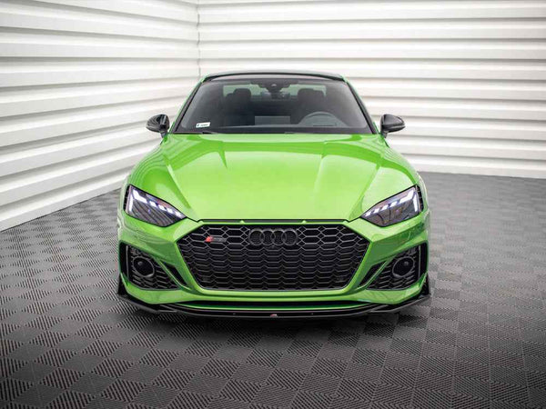 Maxton Design - FRONT SPLITTER V.1 + FLAPS AUDI RS5 F5 FACELIFT