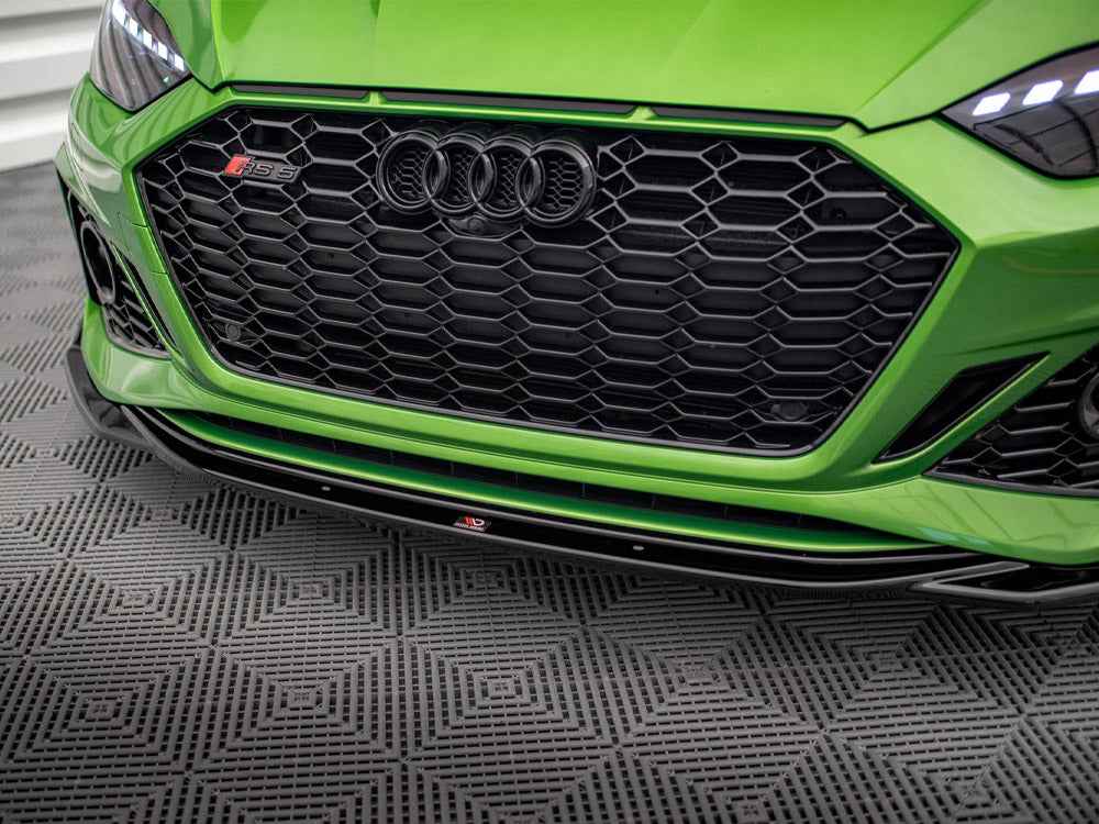 Maxton Design - FRONT SPLITTER V.1 + FLAPS AUDI RS5 F5 FACELIFT