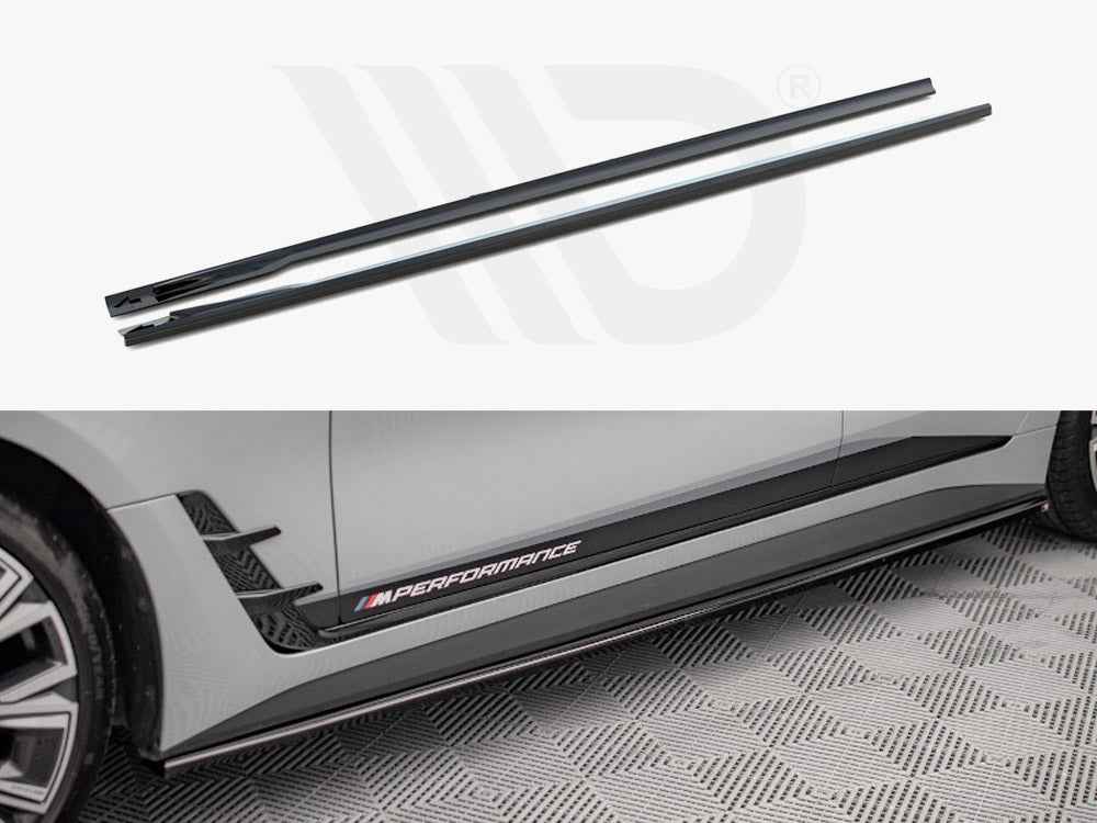 Maxton Design - SIDE SKIRTS DIFFUSERS V.1 BMW 4 GRAN COUPE M-PACK / M440I G26