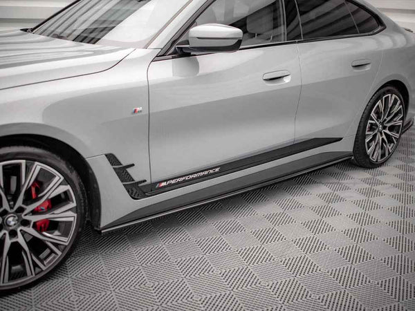 Maxton Design - SIDE SKIRTS DIFFUSERS V.1 BMW 4 GRAN COUPE M-PACK / M440I G26