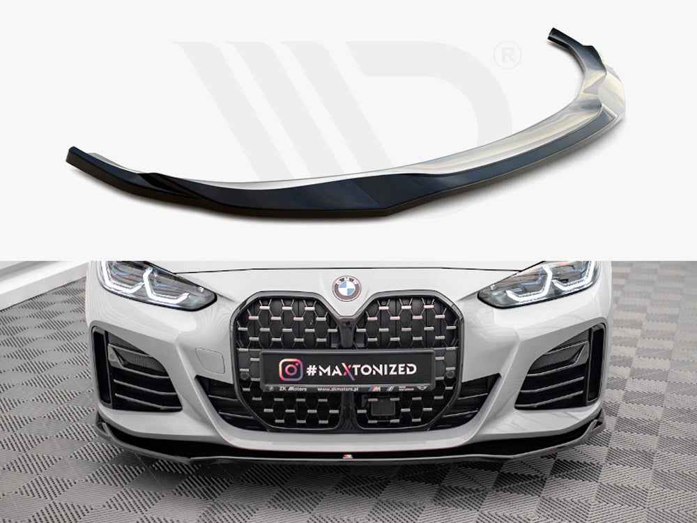 Maxton Design - FRONT SPLITTER V.1 BMW 4 / I4 GRAN COUPE M-PACK / M440I G26