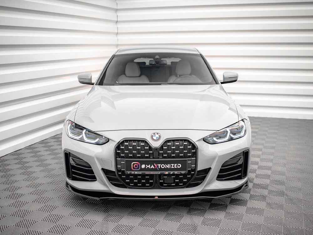 Maxton Design - FRONT SPLITTER V.1 BMW 4 / I4 GRAN COUPE M-PACK / M440I G26
