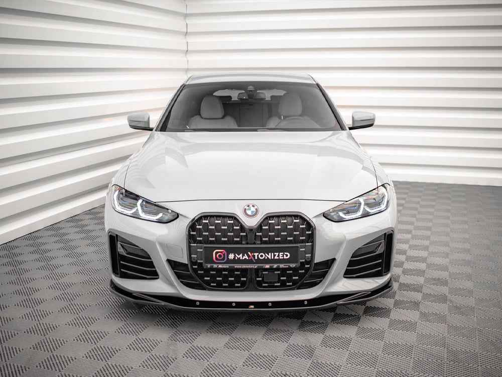 Maxton Design - FRONT SPLITTER V.3 BMW 4 / I4 GRAN COUPE M-PACK / M440I G26