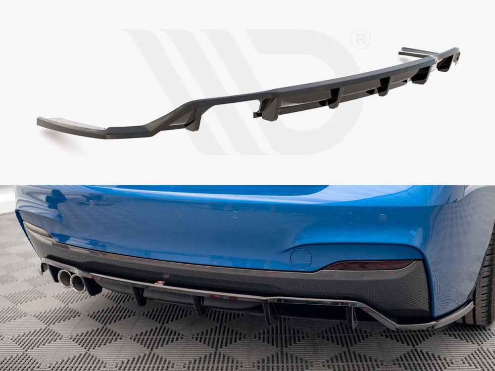 Maxton Design - CENTRAL REAR SPLITTER (VERTICAL BARS) BMW 2 M-PACK F22
