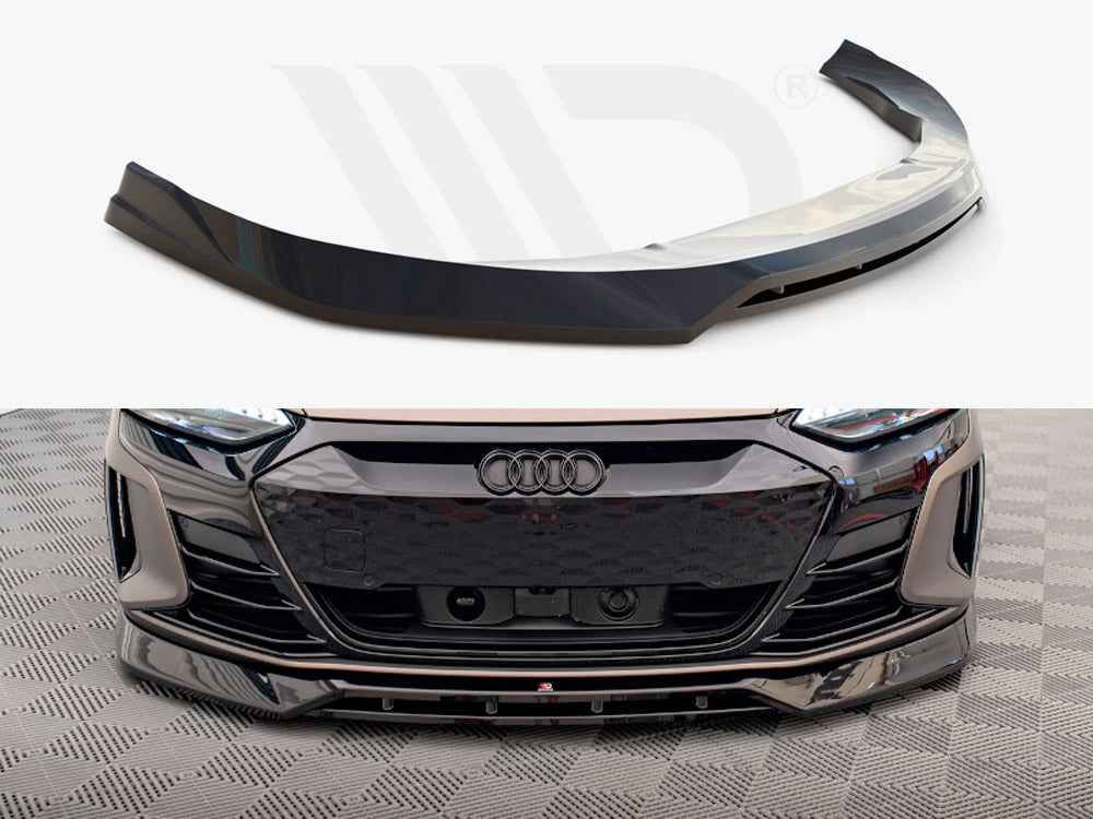 Maxton Design - FRONT SPLITTER V.3 AUDI E-TRON GT / RS GT MK1