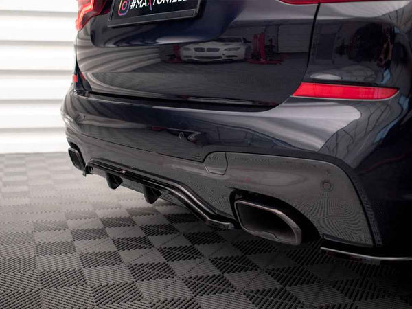 Maxton Design - CENTRAL REAR SPLITTER (VERTICAL BARS) BMW X3 M40I / M40D G01