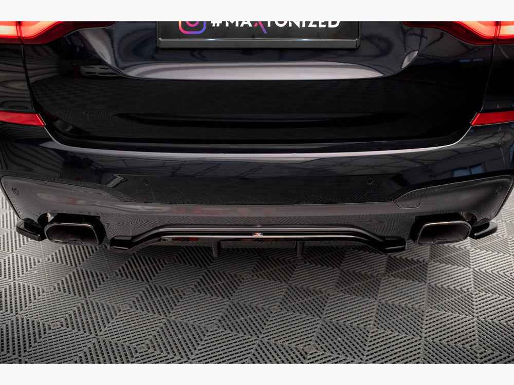 Maxton Design - CENTRAL REAR SPLITTER (VERTICAL BARS) BMW X3 M40I / M40D G01