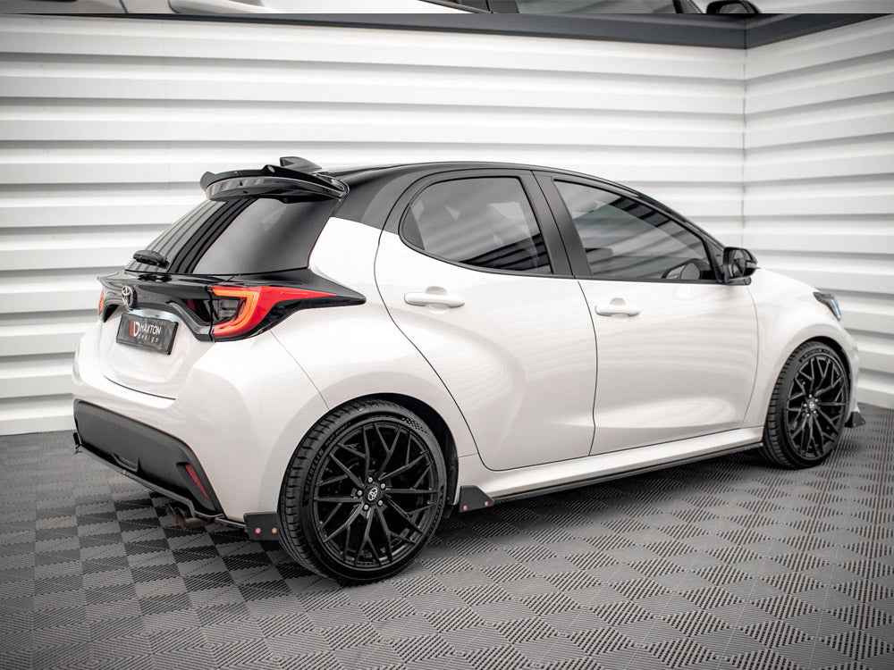 Maxton Design - SIDE SKIRTS DIFFUSERS V.1 + FLAPS TOYOTA YARIS MK4