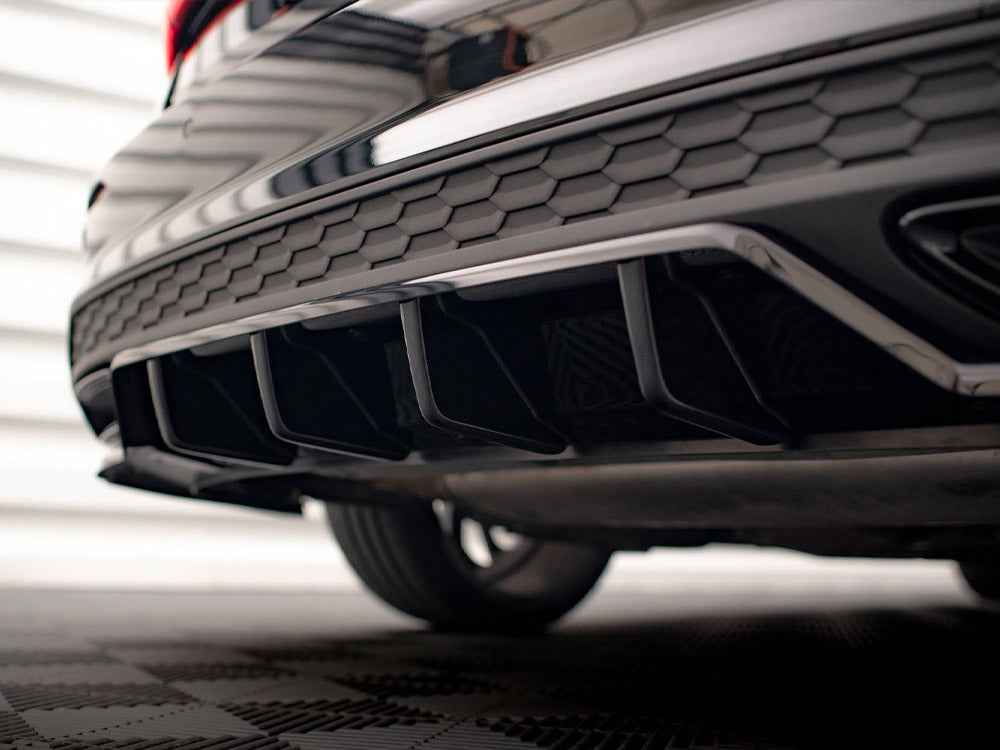 Maxton Design - CENTRAL REAR SPLITTER (VERTICAL BARS) AUDI A3 S-LINE SEDAN 8Y