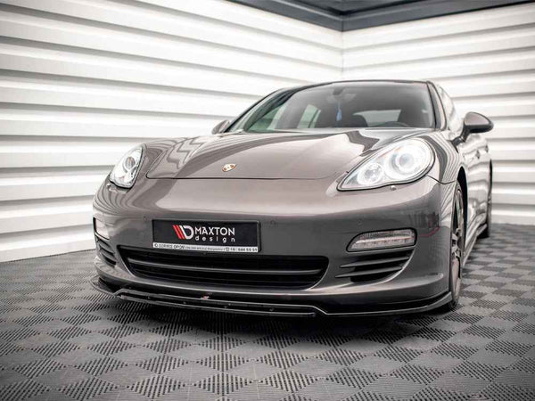 Maxton Design - FRONT SPLITTER V.1 PORSCHE PANAMERA / PANAMERA DIESEL 970