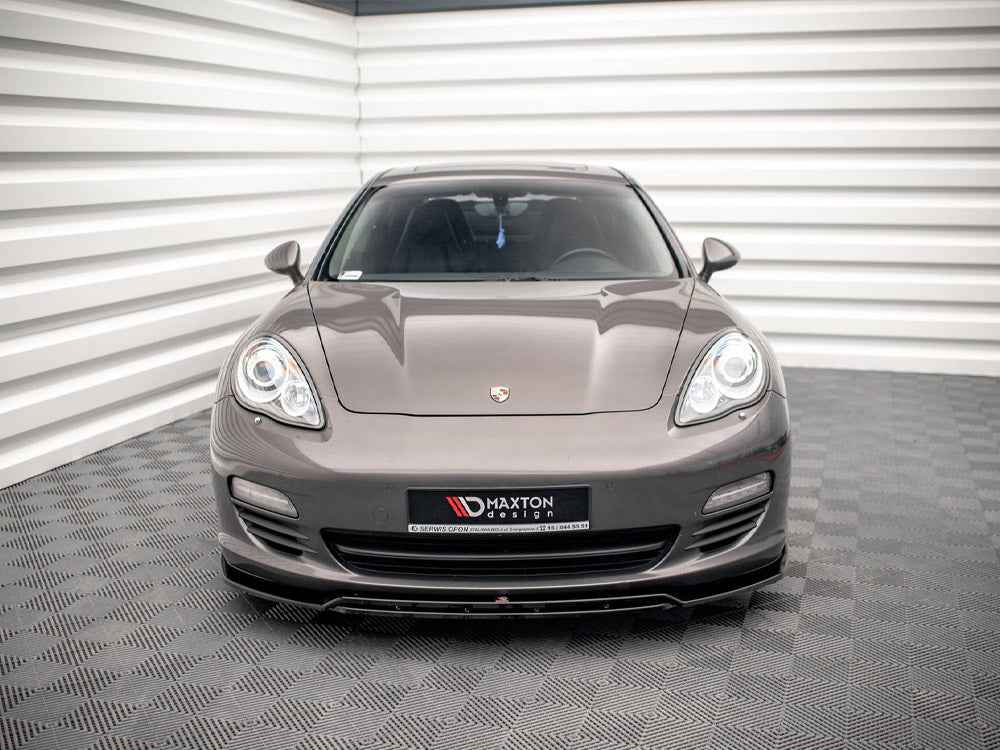 Maxton Design - FRONT SPLITTER V.1 PORSCHE PANAMERA / PANAMERA DIESEL 970