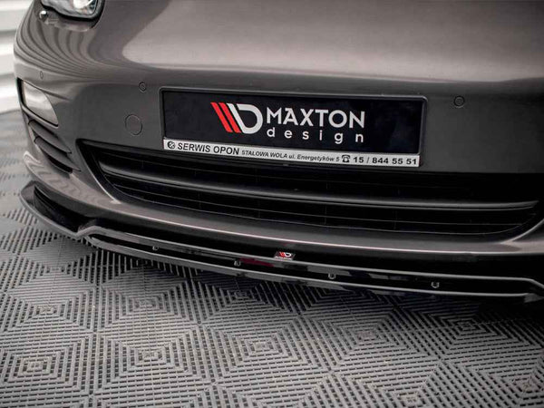 Maxton Design - FRONT SPLITTER V.1 PORSCHE PANAMERA / PANAMERA DIESEL 970